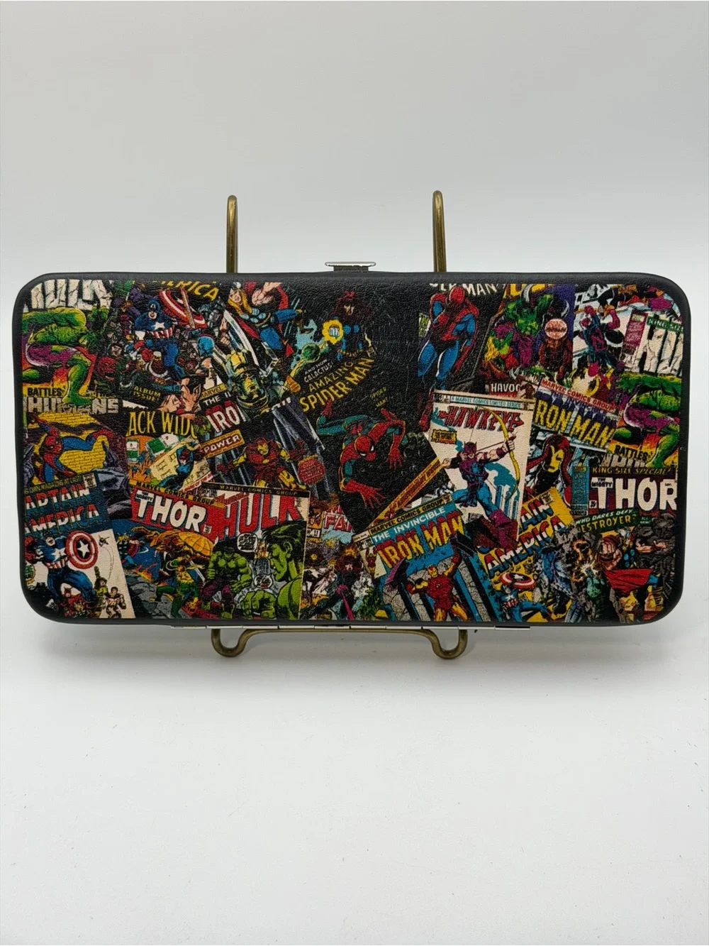 Buckle-Down Marvel Comics Clutch Wallet Spider-Man Iron Man Thor Hulk